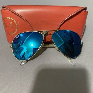 Ray Ban aviator sunglasses with original case